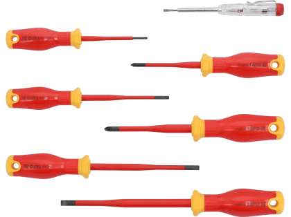 Set Șurubelnițe Izolate Extra Slim 7 Buc