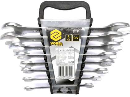 Set Chei Fixe Satinate 8 Buc, 6-22Mm