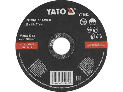 Disc Tăiat Piatră 125X1.5X22Mmdisc Taiat Piatra 125X1.5X22Mm