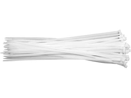 Coliere Din Plastic 300X7,6Mm, 50 Buc, Alb