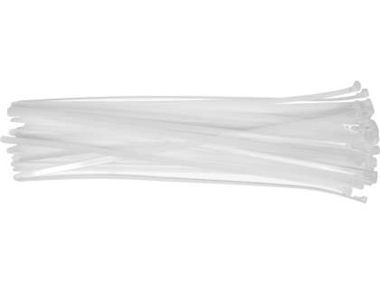 Colier Plastic Reutilizabil 7,6X400Mm 50 Buc, Alb