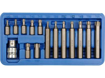 Trusă 15 Piese Biți Torx, Cr-V