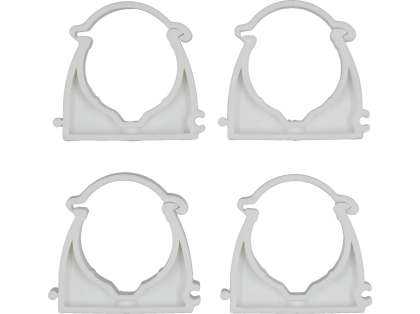 Set 4 Cleme Blocabile Suport Țeavă Pvc, Pe, Pe-X, Pp, Pb, 40Mm