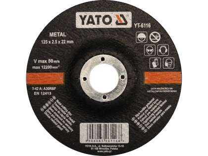 Disc Tăiat Metal 125X2.5X22Mm