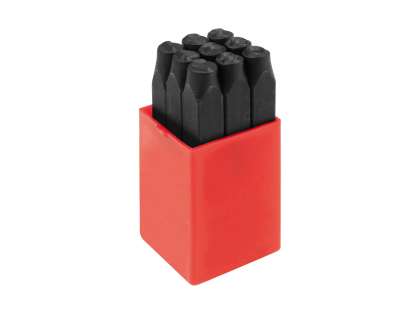 Poansoane Cifre 0-9, 9 Buc, 6Mm