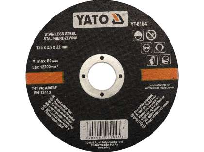 Disc Tăiat Inox 125X2.5X22Mm