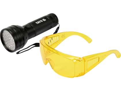Kit Lanternă Led Uv + Ochelari