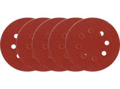 Discuri Din Pânză Abrazivă Cu Găuri, P80, 125Mm, 5 Buc