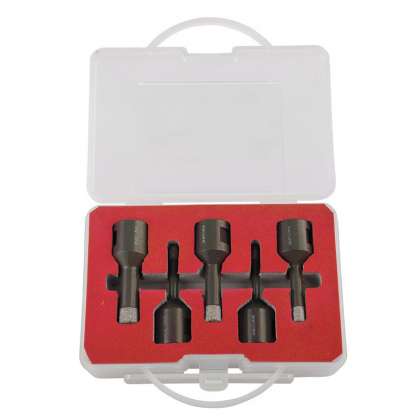 Set Carote Diamantate Cu Filet Fixare 5-12Mm - 5P.