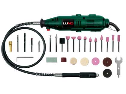 Mini-Freză Electrica, 135W, Lund, 40 Accesorii