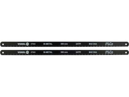 Set Pănze Fierăstrăr Bi-Metal, 24Tpi, Cobalt 8% 300X12.6X0.65Mm, 2 Buc