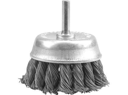 Perie Cupă Cu Ax 75Mm, Cu Toroane Din Sârmă