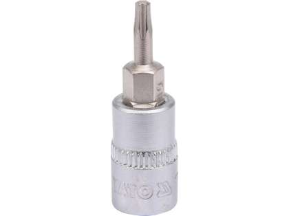 Bit Torx T10, Cu Adaptor 1/4'', 37Mm