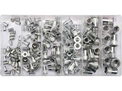 Set Piulițe Nituibile, M3-M10, 150 Buc