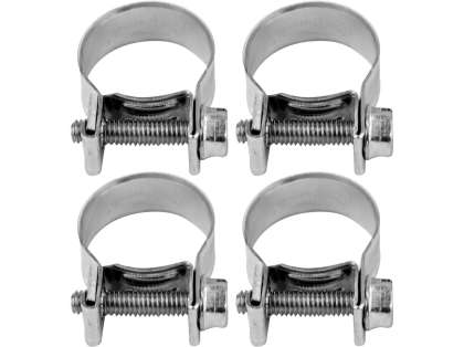 Set 4 Cleme Zincate Cu Șurub, 18-20/9Mm