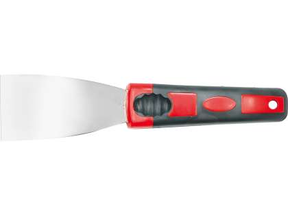 Șpaclu Din Oțel Inoxidabil, Mâner Ergonomic Bicolor, 8Cm