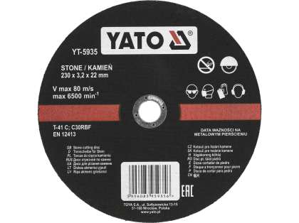 Disc Tăiat Piatră 30X3.2X22Mm
