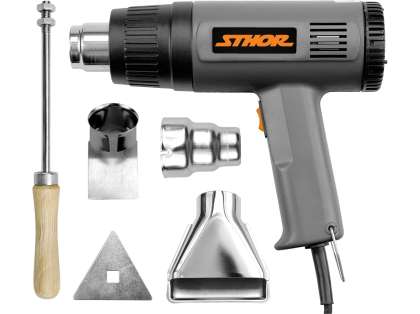 Pistol Aer Cald 2000W Cu Accesorii, Sthor