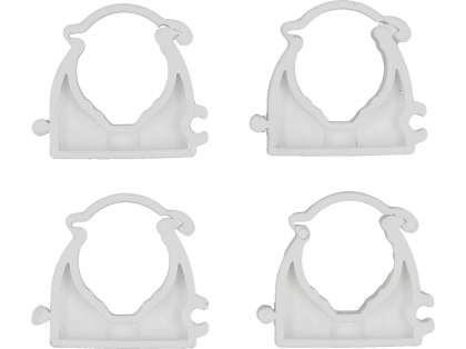 Set 4 Cleme Blocabile Suport Țeavă Pvc, Pe, Pe-X, Pp, Pb, 22Mm