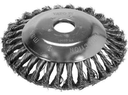 Perie De Sârmă Pentru Motocoasă, Diametrul 150Mm, Orificiu De Montare 25,4Mm