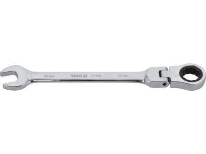 Cheie Combinată Cu Clichet Și Cap Flexibil 22Mm