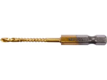 Burghiu Freză Prindere Hexagonală 3,0Mm Hss-Tin