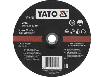 Disc Tăiat Metal 230X3.2X22Mm