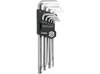 Set Chei Hexagonale 2.5-10Mm, Cr-V