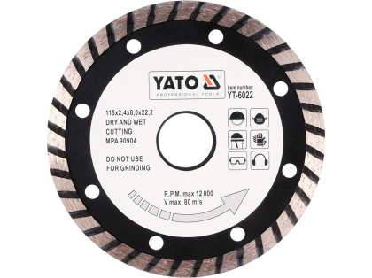 Disc Diamantat Turbo 115Mm