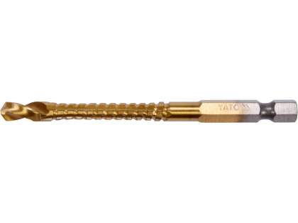 Burghiu Freză Prindere Hexagonală 6,5Mm Hss-Tin