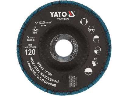 Discul De Șlefuire Inox P120 125Mm (1 Buc.) Albastru
