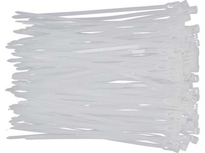 Colier Plastic Reutilizabil 3,6X150Mm, 100 Buc, Alb