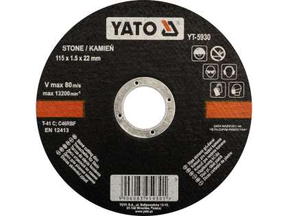 Disc Tăiat Piatră 115X1.5X22Mm