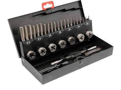 Set Tarozi Și Filiere 32 Buc, M3-12, Hss