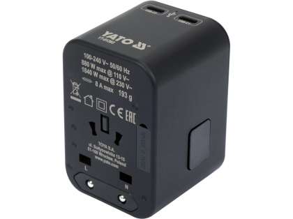 Adaptator Călătorie Univ.usb-C 65W