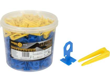 Sistem Nivelare Plăci 2Mm 300 Clips + 100 Pene