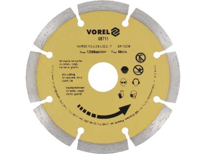 Disc Diamantat Cu Segmente 115Mm