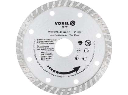 Disc Diamantat Turbo 115Mm
