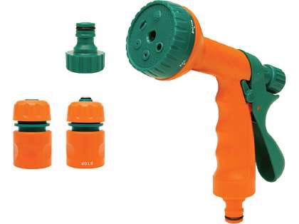 Set Pistol Pentru Stropit Multijet 6 Funcții + Accesorii