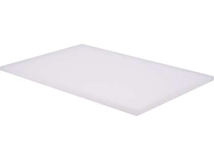 Tocător Plastic, Alb, 450X300X13Mm