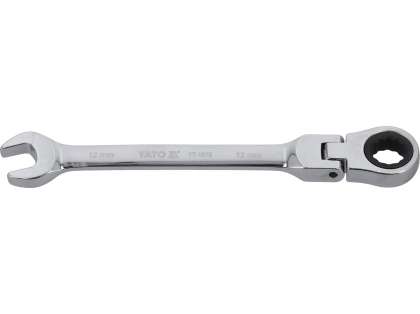 Cheie Combinată Cu Clichet Și Cap Flexibil 12Mm