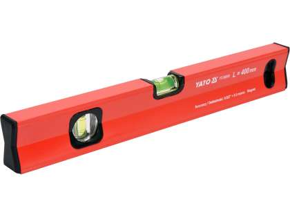 Nivelă De Aluminiu Magnetică 400Mm, 2 Bule