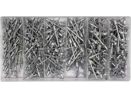 Set Popnituri Aluminiu, 400 Buc