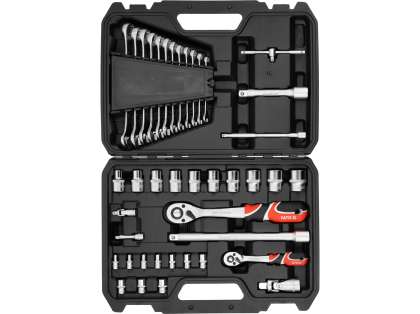 Trusă Tubulare 1/4", 1/2" 41 Piese