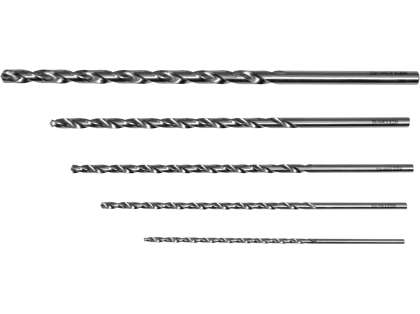 Burghie Lungi Pentru Metal 3-8Mm, 5 Buc