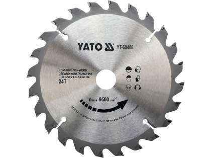 Disc Circular Lemn, 160X20X2.2Mm, 24 Dinți