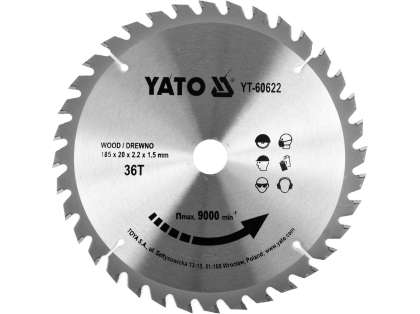 Disc Circular Pentru Lemn 185X36Tx20Mm
