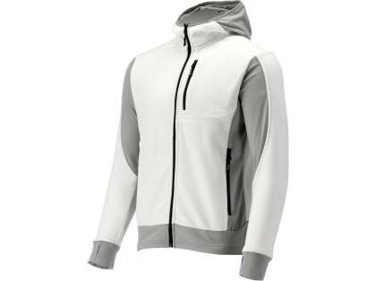 Jacheta Fleece Cu Gluga Sarna Alba S