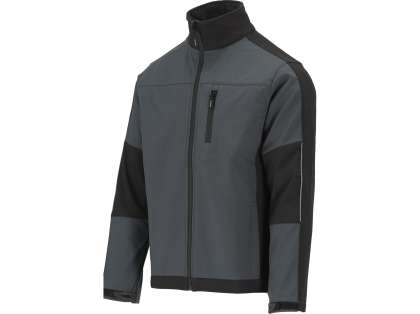 Jachetă Softshell, Gri/Negru, S