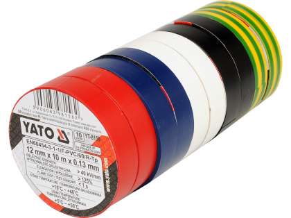Set 10Buc.bandă Izolatoare Pvc19Mm X12M